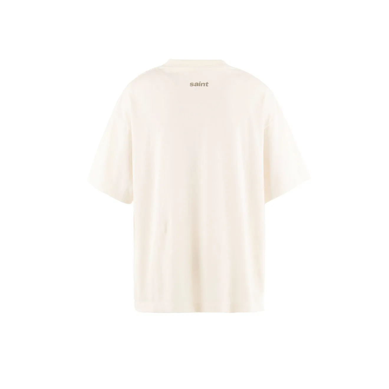❥8031#P116 Saint Mxxxxxx short-sleeved T-shirt, made of soft cotton fabric, comfortable and breathable. The words "LOVE SONG" are printed on the front. It has a full street feel and a loose fit. It is suitable for daily casual or street wear. Size: (S-M-L-XL) Color: Beige